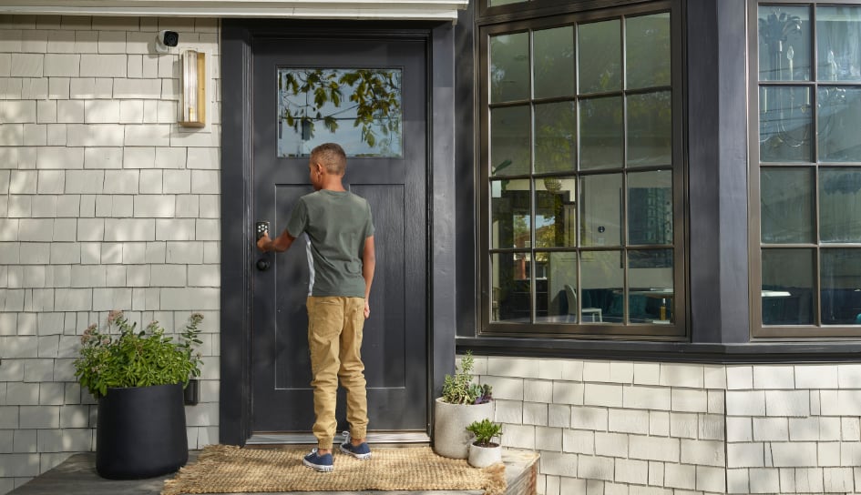 Vivint Smart Lock on home in Fort Lauderdale